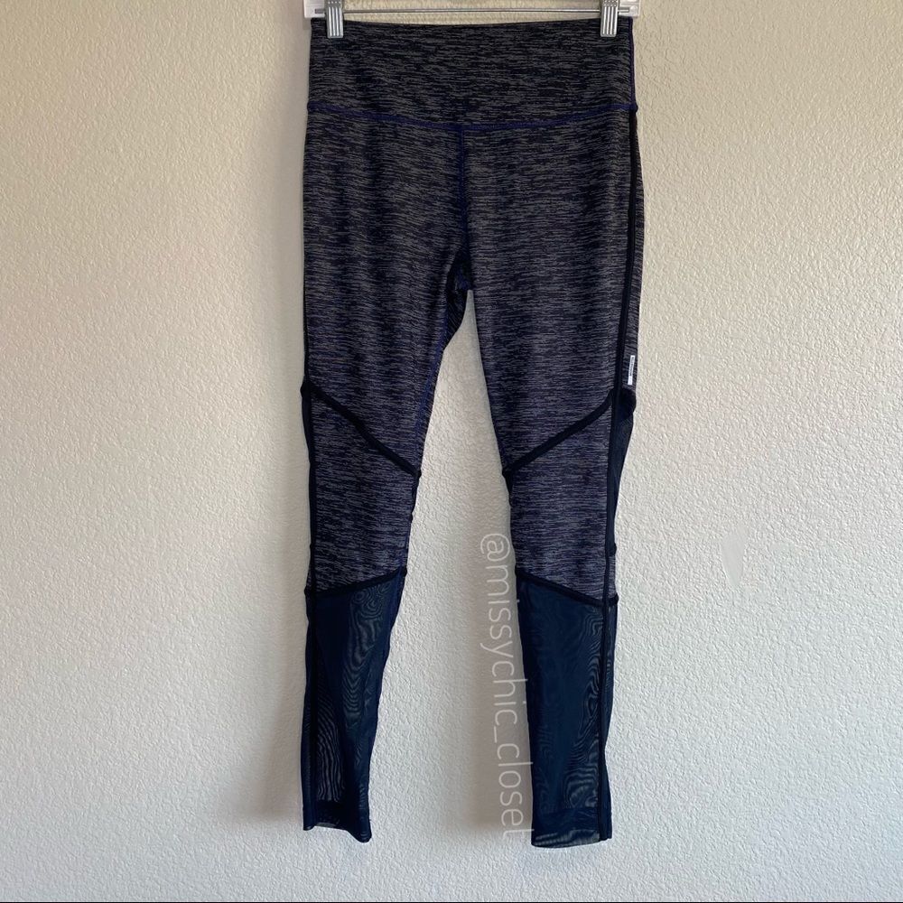 Mondetta Navy Blue Mesh Leggings, Sz Small